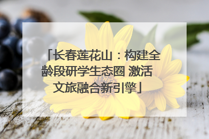 长春莲花山：构建全龄段研学生态圈 激活文旅融合新引擎