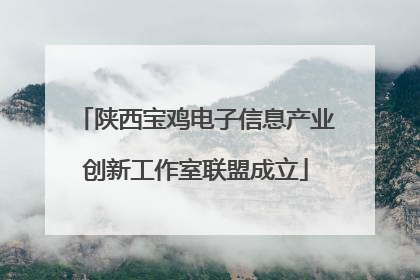 陕西宝鸡电子信息产业创新工作室联盟成立