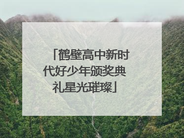 鹤壁高中新时代好少年颁奖典礼星光璀璨