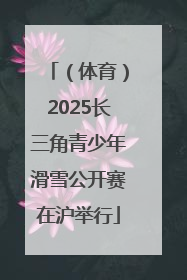 （体育）2025长三角青少年滑雪公开赛在沪举行
