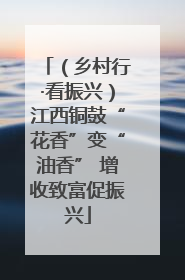 （乡村行·看振兴）江西铜鼓“花香”变“油香” 增收致富促振兴