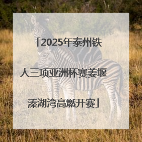 2025年泰州铁人三项亚洲杯赛姜堰溱湖湾高燃开赛