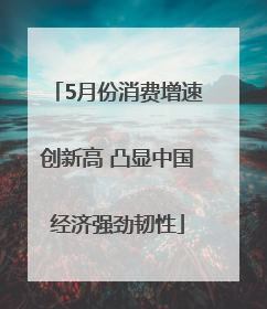 5月份消费增速创新高 凸显中国经济强劲韧性