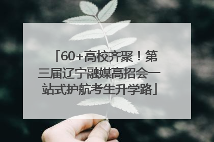 60+高校齐聚！第三届辽宁融媒高招会一站式护航考生升学路