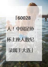 60028人！中国足协杯上座人数纪录属于大连