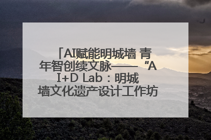 AI赋能明城墙 青年智创续文脉——“AI+D Lab：明城墙文化遗产设计工作坊”在南京开营